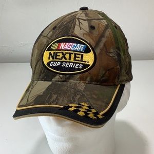NASCAR Cup series camouflaged baseball cap hat size OSFM EUC